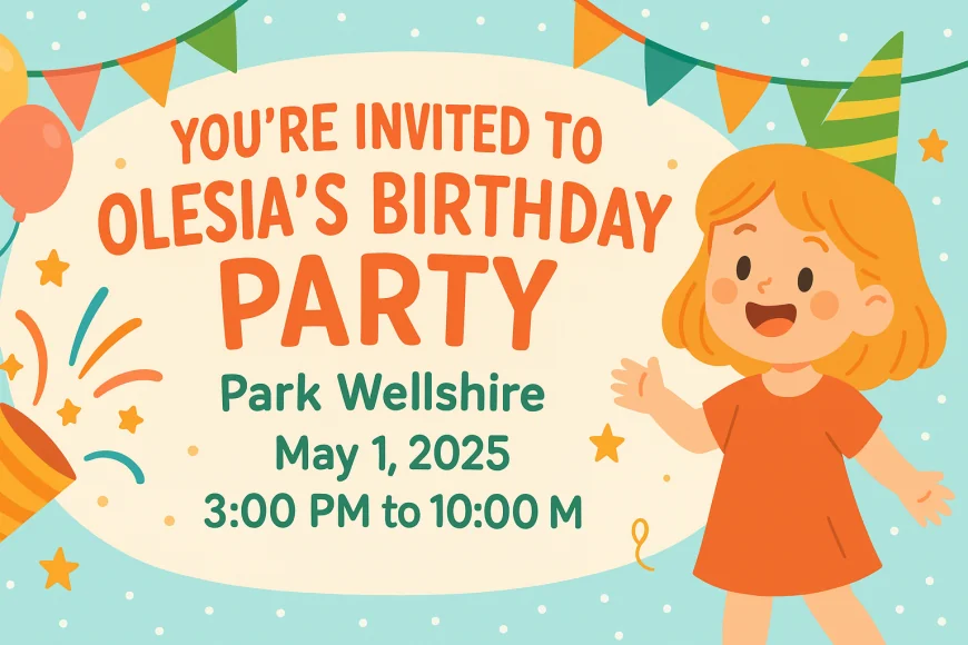 Quick Personalized Invitations